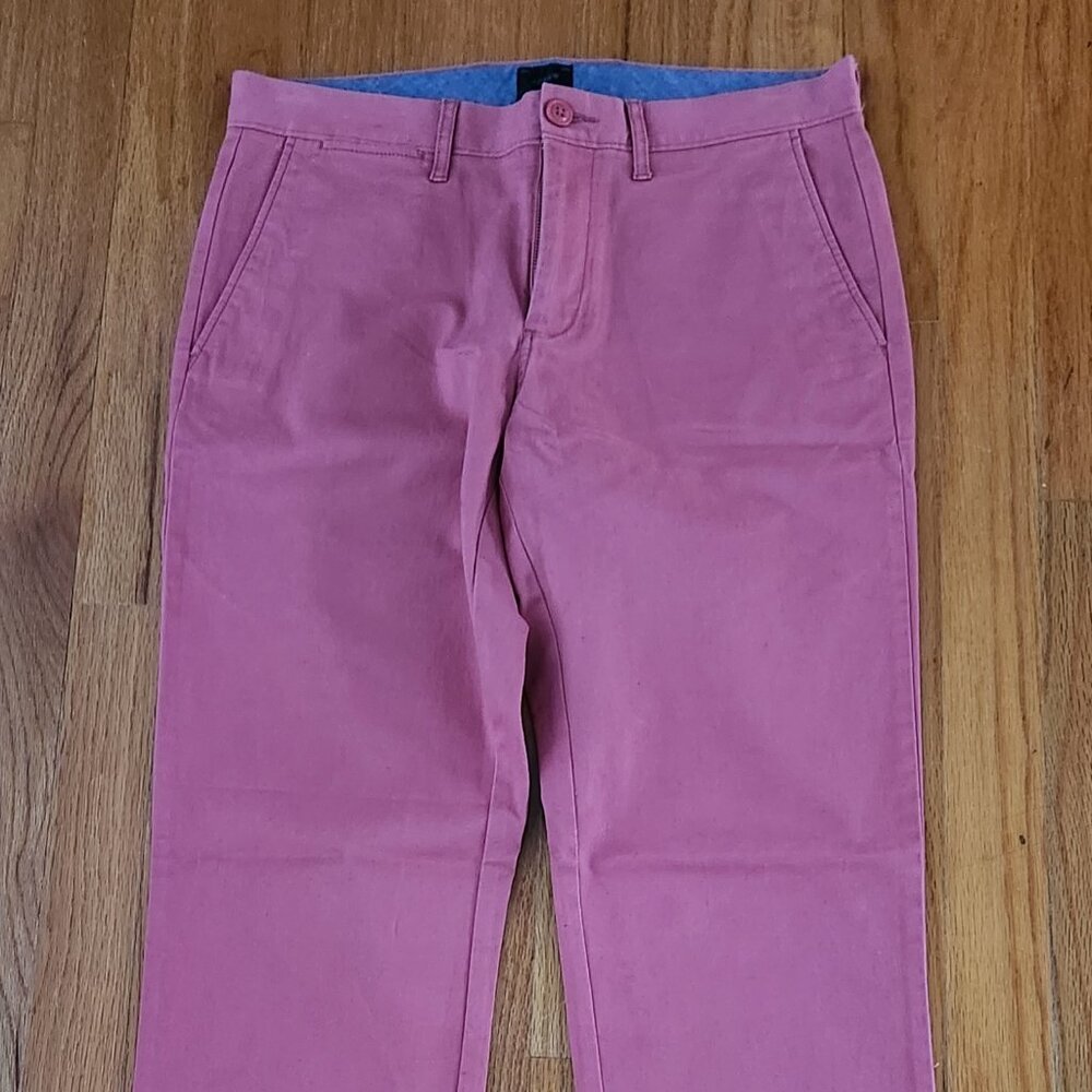 NWOT J. Crew 770 Straight-Fit Stretch Chino Pant Seasoned Red 29 x 32 AR886 NEW